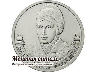 2 рубля 2012 Кожина
